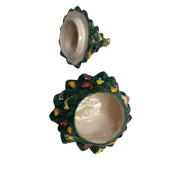 Jay Import Co. Vintage Ceramic Christmas Tree Cookie Jar - Picture 7 of 11
